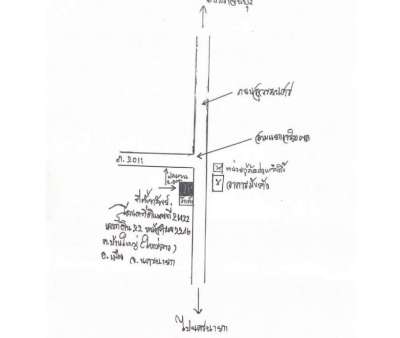 ที่ดินเปล่า 1-1-39ไร่ แยกเจริญผล ติดถนนAH4 นครนายก-ปราจีน